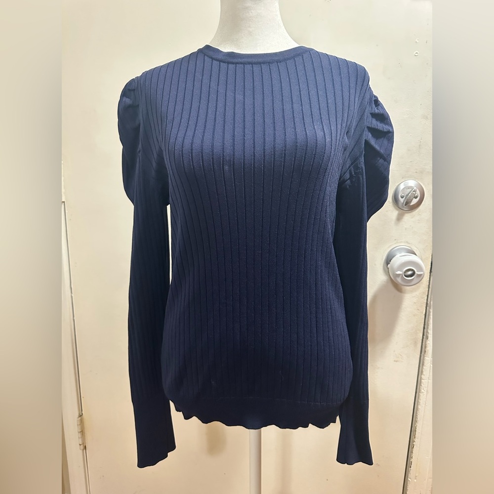 Doe & Rae Midnight Blue Knit Top
